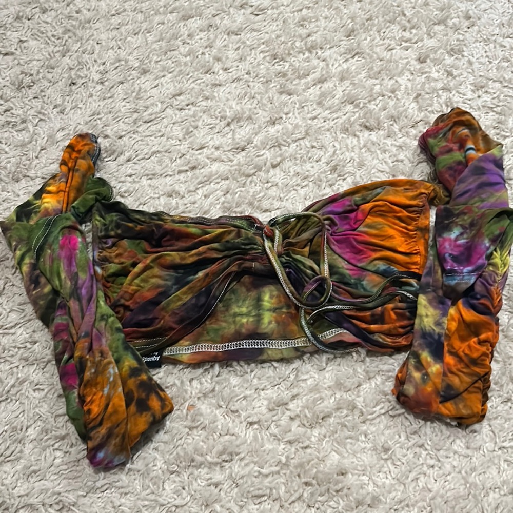 Maui made Tie-Die mini crop